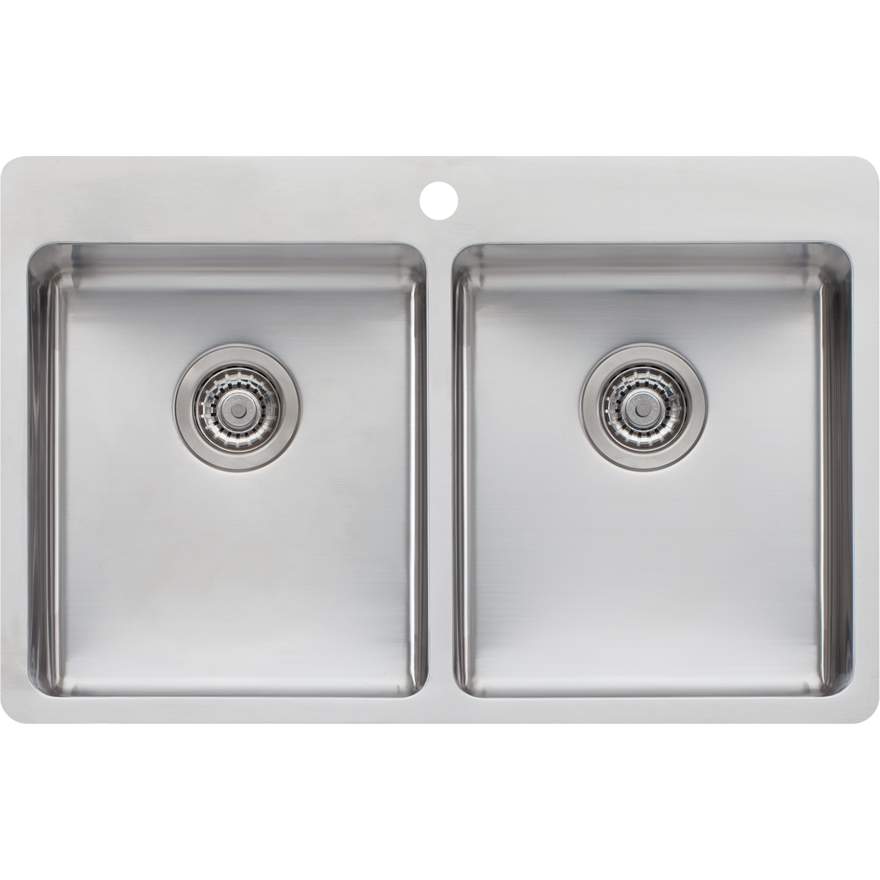 Oliveri Sonetto SN1064 Sink Pressed Double Bowl Inset