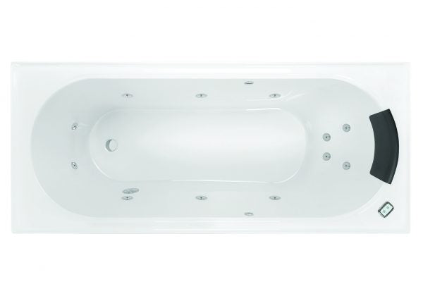 Decina Turin 1520 Contour Spa Bath - Sensa Touch - 12 Jet